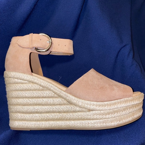 nine west adell women's espadrille wedge sandals